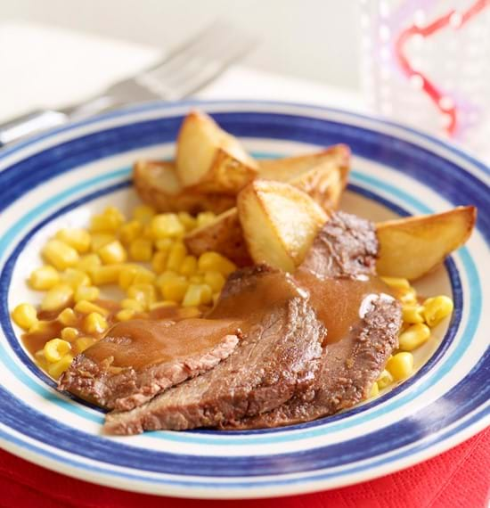 Beef Mini Roast with Lemon, Garlic and Honey (Kid's version)