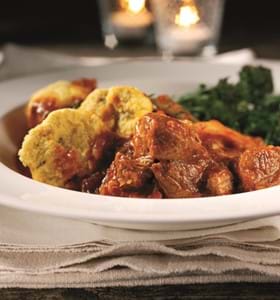 Citrus Lamb Stew with Saffron and Figs