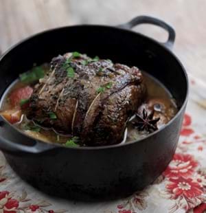 Pot Roast Brisket with Plums and Star Anise